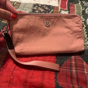 Lululemon Athletica Coral Wristlet Clutch